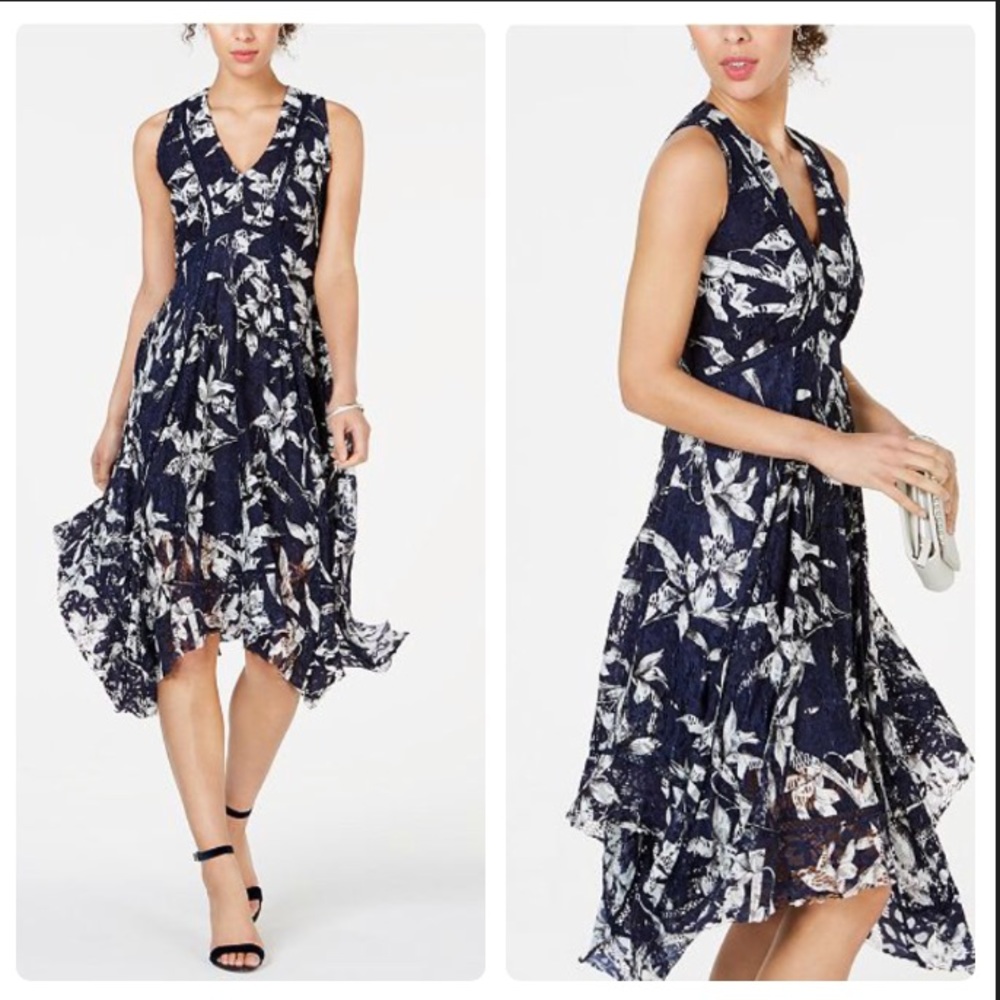 Taylor Printed Lace Dress